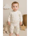 iegiyim™ Zürafa Desenli 2 Parça Erkek Bebek Takım % 100 Pamuk