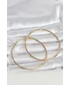 ietaks™ 316L Çelik Gold Renk 70 mm Kadın Halka Küpe