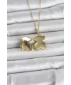 ietaks™ 316L Çelik Zincir Gold Renk Ayıcık Model Açılabilir Kadın Kolye