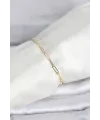 ietaks™ CM 14K Gold Renk Ataç Zincir Model Kadın Bileklik