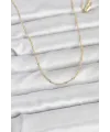 ietaks™ CM 14K Gold Renk Burgu Model 60 cm Kadın Kolye