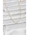 ietaks™ CM 14K Gold Renk Burgu Model 60 cm Kadın Kolye