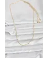 ietaks™ CM 14K Gold Renk Burgu Model 60 cm Kadın Kolye