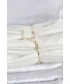 ietaks™ CM 14K Gold Renk Damla Topçuk Model Kadın Bileklik