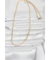 ietaks™ CM 14K Gold Renk Dolgun Zincir Model 60 cm Kadın Kolye