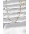 ietaks™ CM 14K Gold Renk İnce Ataç Zincir Model 60 cm Kadın Kolye