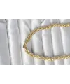 ietaks™ CM 14K Gold Renk Kalın Burgu Zincirli Model 60 cm Kadın Kolye