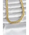 ietaks™ CM 14K Gold Renk Kalın Zincir Model 60 cm Kadın Kolye