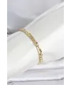 ietaks™ CM 14K Gold Renk Kalın Zincir Model Kadın Bileklik