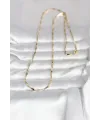 ietaks™ CM 14K Gold Renk Kesme Çubuk Zincirli Model 60 cm Kadın Kolye