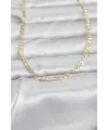 ietaks™ CM 14K Gold Renk Kuşgözü Zincir Model 60 cm Kadın Kolye