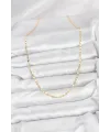 ietaks™ CM 14K Gold Renk Lazer İnce Zincirli Kadın Kolye