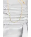 ietaks™ CM 14K Gold Renk Lazer Zincirli Model 60 cm Kadın Kolye