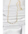 ietaks™ CM 14K Gold Renk Lazerli Gemici Zincir Model 60 cm Kadın Kolye