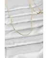 ietaks™ CM 14K Gold Renk Parçalı Topçuk Model 60 cm Kadın Kolye