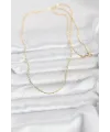 ietaks™ CM 14K Gold Renk Parçalı Topçuk Model 60 cm Kadın Kolye