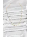 ietaks™ CM 14K Gold Renk Pirinç Gemi Zinciri Model Kadın Kolye