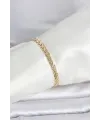 ietaks™ CM 14K Gold Renk Sarmal Zincir Model Kadın Bileklik