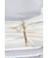 ietaks™ CM 14K Gold Renk Sarmal Zincir Model Kadın Bileklik