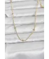 ietaks™ CM 14K Gold Renk Top Zincir 60 cm Kadın Kolye