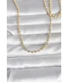 ietaks™ CM 14K Gold Renk Top Zincirli Model 60 cm Kadın Kolye