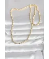 ietaks™ CM 14K Gold Renk Top Zincirli Model 60 cm Kadın Kolye