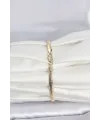 ietaks™ CM 14K Gold Renk Yassı Yılan Zincir Model Kadın Bileklik