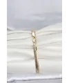 ietaks™ CM 14K Gold Renk Yassı Zincir Yılan Model Kadın Bileklik