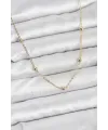 ietaks™ CM Gold Renk Top Zincirli Kadın Kolye