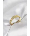 ietaks™ Gold Renk Minimal Yıldızlı Model Kadın Yüzük
