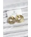 ietaks™ Gold Renk Pirinç Vintage Kadın Küpe