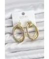 ietaks™ Pirinç Gold Renk Damla Model Vintage Kadın Küpe