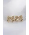 ietaks™ Pirinç Gold Renk Fiyonk Küpe