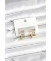 ietaks™ Pirinç Gold Renk Halka Kadın Küpe