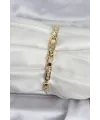 ietaks™ Pirinç Gold Renk Kutup Yıldızı İşleme Kadın Bileklik