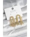 ietaks™ Pirinç Gold Renk Sallantılı Kadın Küpe