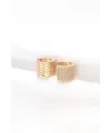ietaks™ Pirinç Gold Renk Taşlı Minimal Küpe