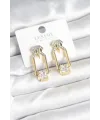 ietaks™ Pirinç Gold Renk Vintage Kadın Küpe