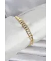 ietaks™ Pirinç Gold Renk Zirkon Taşlı Kadın Bileklik