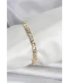 ietaks™ Pirinç Gold Renk Zirkon Taşlı Kadın Bileklik