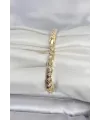 ietaks™ Pirinç Gold Renk Zirkon Taşlı Kadın Bileklik
