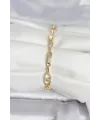 ietaks™ Pirinç Gold Renk Zirkon Taşlı Kadın Bileklik