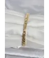 ietaks™ Pirinç Gold Renk Zirkon Taşlı Kadın Bileklik