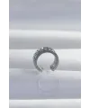 ietaks™ Pirinç Gümüş Renk İncili Baget Taşlı Earcuff Küpe