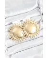 ietaks™ Pirinç Güneş Model Gold Renk Kadın Küpe