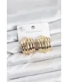 ietaks™ Vintage Model 316L Çelik Gold Renk Kadın Küpe
