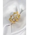ietaks™ Zirkon Taşlı 2li Model Gold Renk Kadın Yüzük