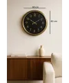İhtişam Eskitme 40 Cm Metal Duvar Saati