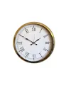 İhtişamlı Gold 52 Cm Metal Roma Rakamlı Lüks Duvar Saati