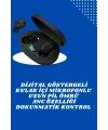 İkili Bluetooth Kulaklık Dijital Göstergeli Uzun Pil Ömrü Yüksek Ses Kaliteli